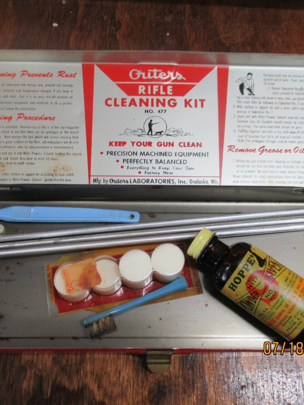 Vintage Outers Gunslick Rifle Cleaning Kit
